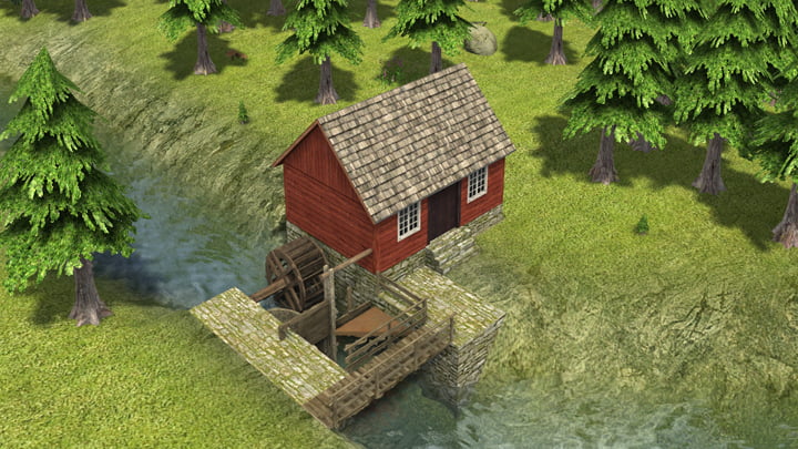 Banished Water Mill